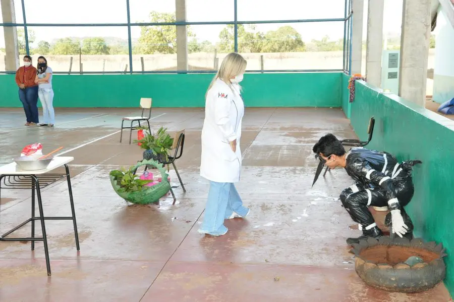 Secretaria de Saúde desenvolve ação educativa contra a Dengue nas Escolas