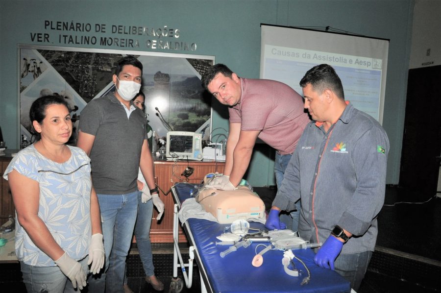 Equipe da Saúde de Figueirão realiza treinamento de primeiros socorros