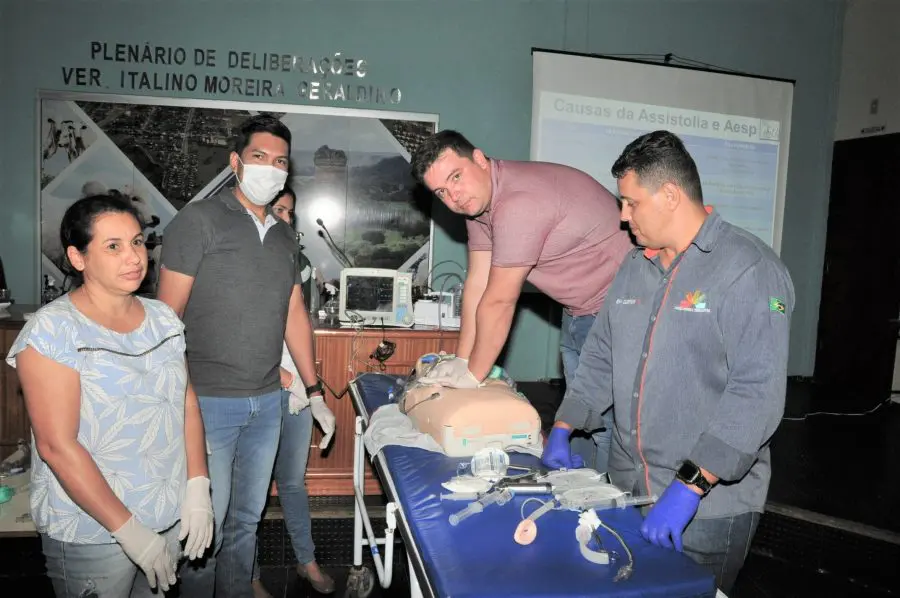 Equipe da Saúde de Figueirão realiza treinamento de primeiros socorros