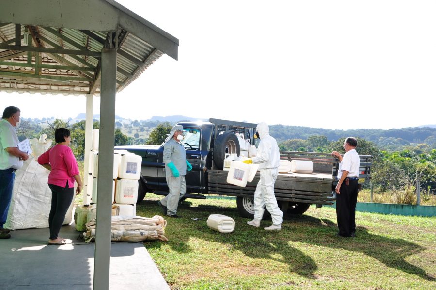 Prefeitura, inpEV e Sindicato Rural realizam a 1ª coleta de embalagens em Figueirão