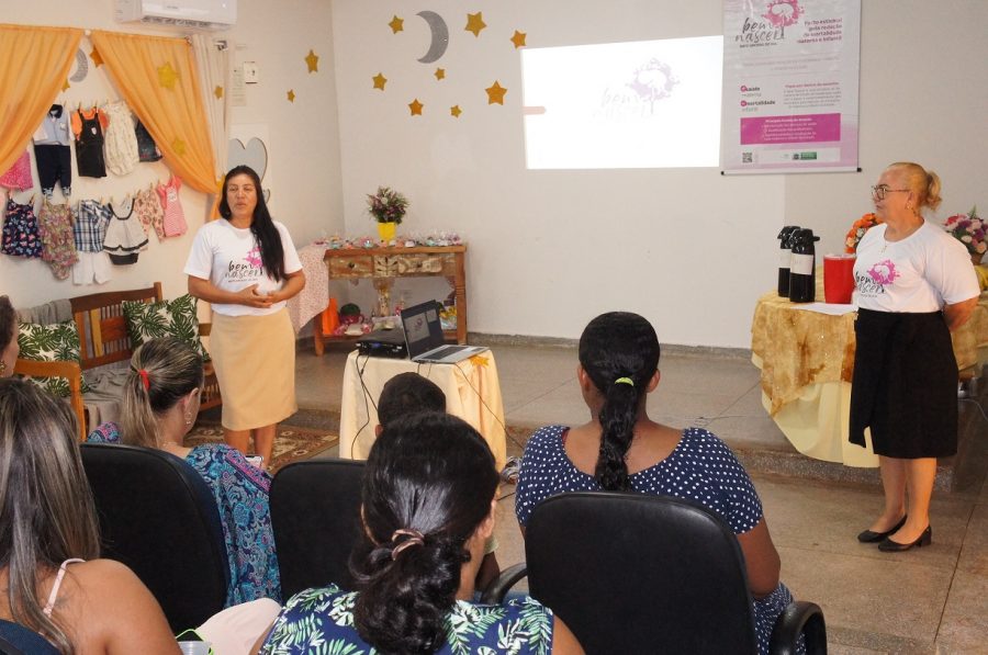 SECRETARIA DE SAÚDE REALIZA ENCONTRO DE GESTANTES DO PROGRAMA BEM NASCER