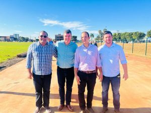 Vice-prefeito, Secretário de Saúde e Assessor de Gabinete prestigiam evento em Chapadão do Sul