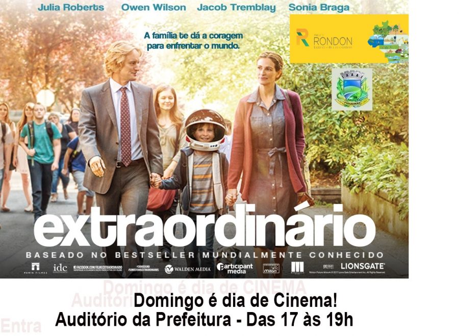 NESTE DOMINGO TEM CINEMA NA PREFEITURA