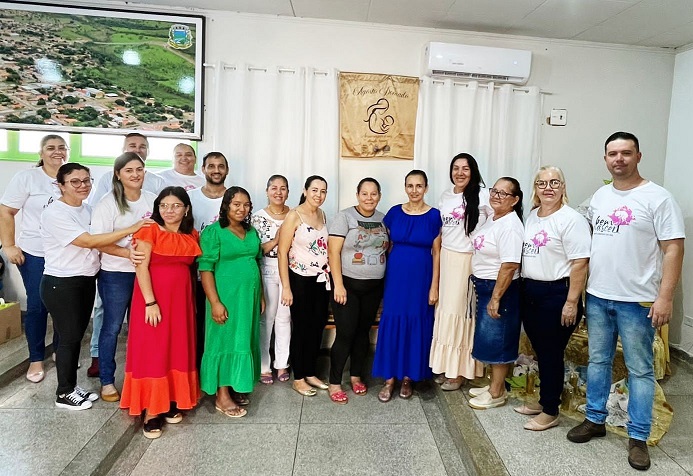REALIZADO O ENCONTRO DE GESTANTES DO MÊS DE AGOSTO DO PROJETO BEM NASCER DE FIGUEIRÃO