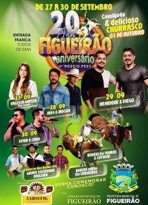 FIGUEIRÃO VAI COMEMORAR 20 ANOS COM UMA SEMANA DE FESTA