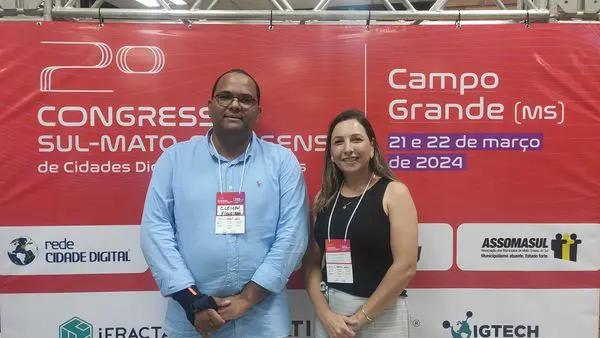 Servidores do Gabinete participam do 2⁰ Congresso Sil-Mato-Grossense de Cidades Digitais e Inteligentes