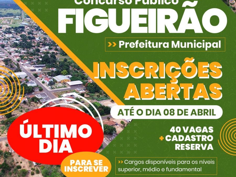 Último dia para o concurso