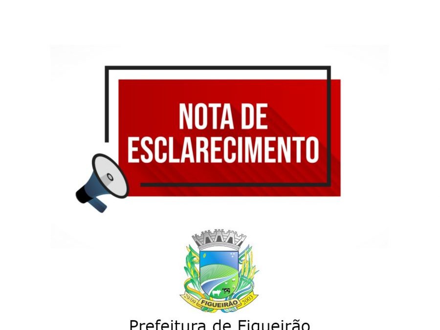 NOTA DE ESCLARECIMENTO