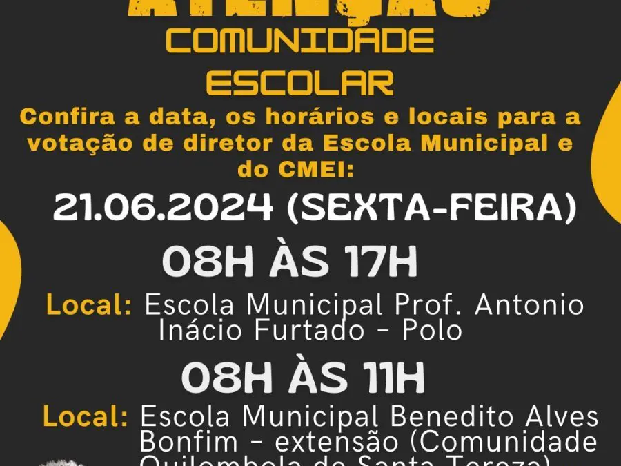 Eleição diretor escolar