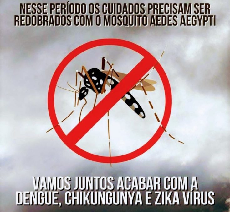 Período de chuva, redobrar os cuidados com a Dengue.