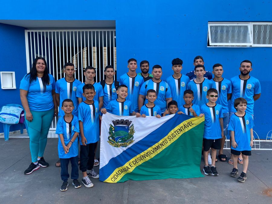 Time de Figueirão embarca para os jogos da final Liga Azul