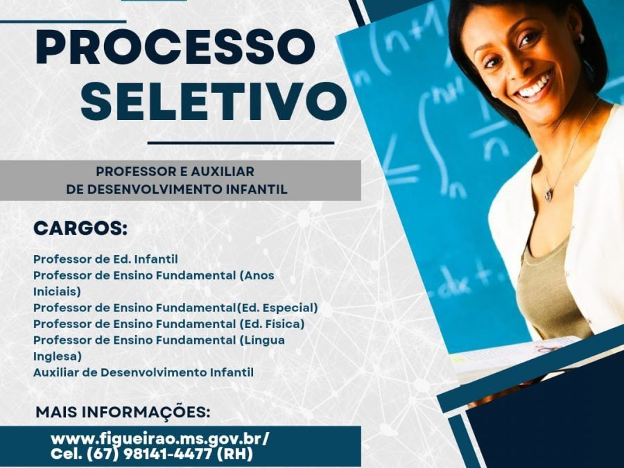 Processo seletivo para Professores e Auxiliares de Desenvolvimento Infantil