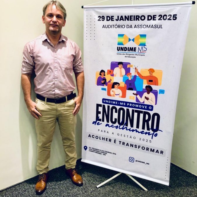 Secretário Municipal de Educação participa de eventos em Campo Grande