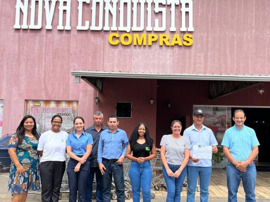 Nova Conquista Compras recebe o selo SIM-COINTA em Figueirão