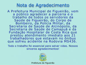 Nota de Agradecimento