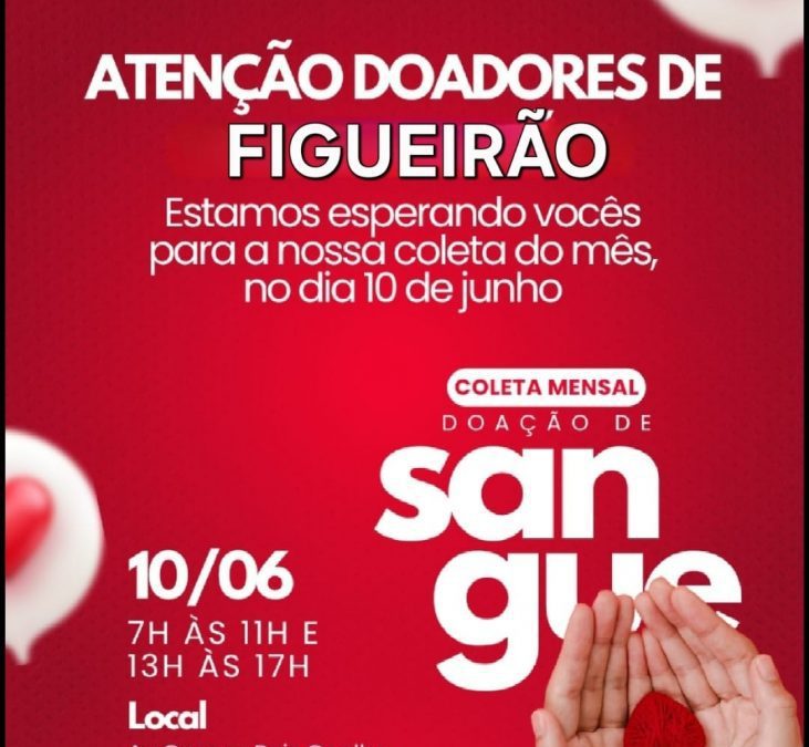 Campanha “Salvar+Vidas – Figueirão em Prol da Doação”