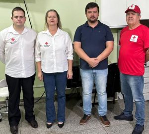 Visita de representantes da Cruz Vermelha do Polo Chapadão do Sul