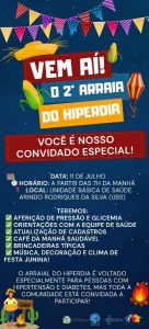 Vem aí…2º Arraiá do Hiperdia