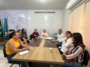 Reunião com a coordenadora do Aprende Brasil