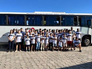 Atletas de Figueirão participaram dos jogos de futsal da Taça Gustavo Cézar 2025
