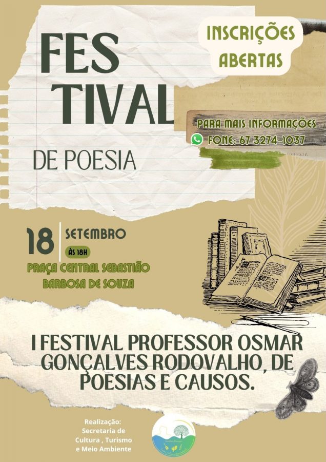 I Festival Professor Osmar Gonçalves Rodovalho de Poesias e Causos
